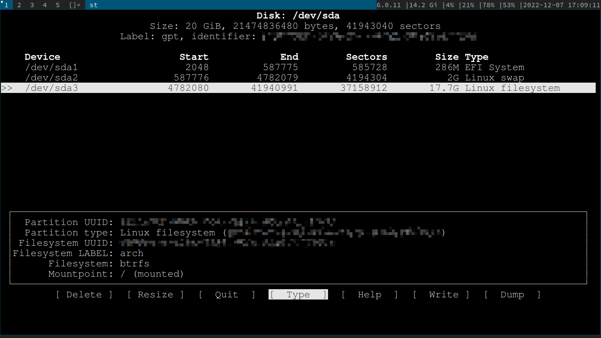 2022 Arch Linux UEFI 安装教程 Pear
